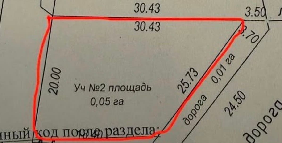 Участок, 5 соток